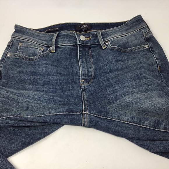 NYDJ Marilyn Straight Jeans in Seline Wash Lift Tuck Technology Size 6 - Picture 6 of 10